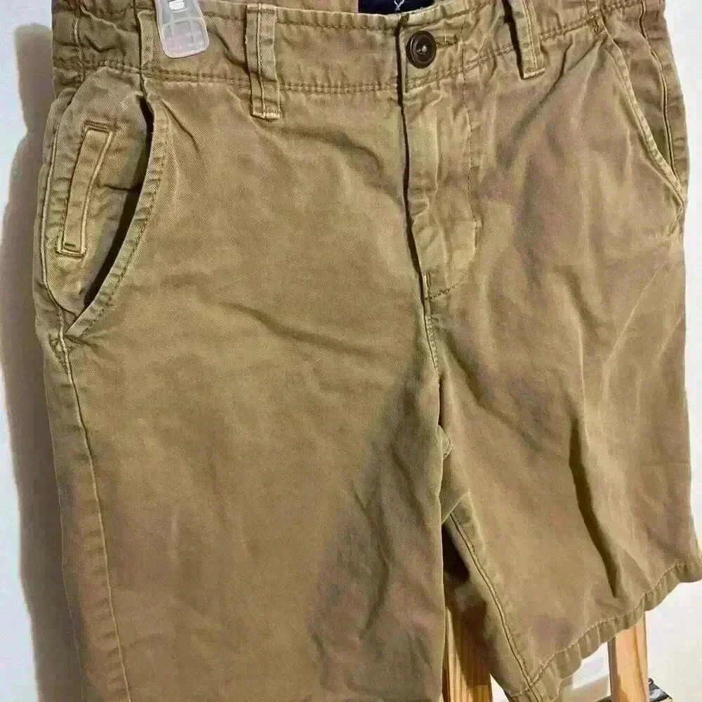 American Eagle men’s longboard khaki shorts size 28 - Picture 2 of 6